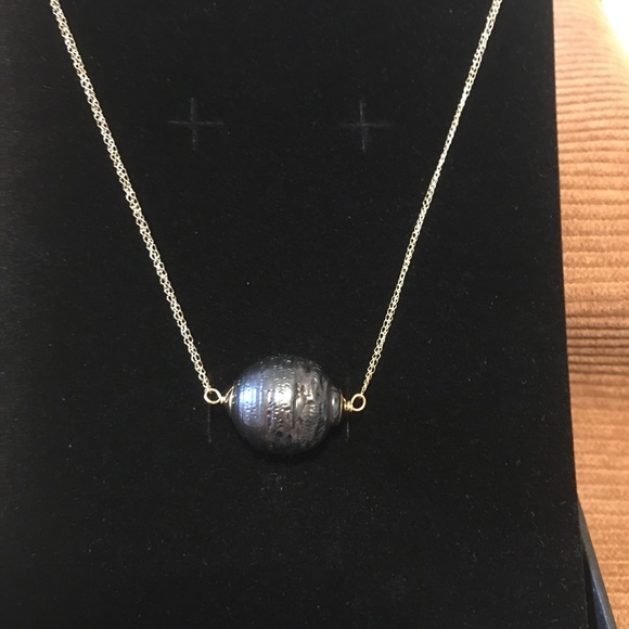 Pearl Lustre Jewelry - Pearl Lustre large 8-10mm black South Sea Tahitian pearl with 14k gold chain